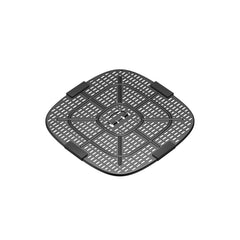 Typhur replacement plate installed in Dome showing correct fit and cooking readiness