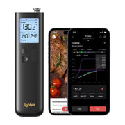Typhur front view showing LCD display and quick readability benefit
