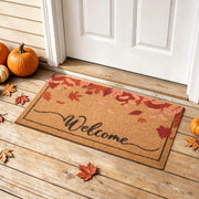 TYUU front view maple leaf mat adding seasonal curb appeal