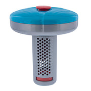 U.S. Pool Supply front view showing durable dispenser and benefit of easy fill