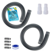 U.S. Pool Supply front view of full hose kit showing included parts and durability