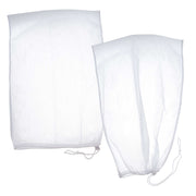 U.S. Pool Supply front view of two-pack filter bags showing packaging and size benefit