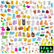 U-Zimikee front packaging showing 200 mini resin animals for instant craft use