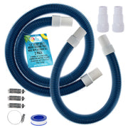 U.S. Pool Supply front packaging showing full 1.5" hose replacement kit and included parts