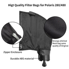UCEDER bag installed in cleaner housing illustrating simple fit and restored suction performance