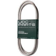 UDC Mower Belts front packaging showing belt and part number for quick identification