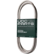 UDC Mower Belts front packaging showing belt and part number for easy selection
