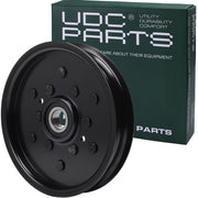 UDC Parts front view of AUC16698 idler pulley showing precise fit and easy replacement