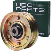 UDC Parts idler pulley front view showing durable construction and fit