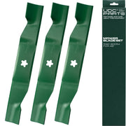 UDC Parts front view of three-blade pack showing contents and fit