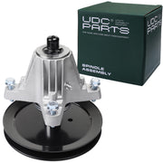 UDC Parts spindle front view showing mounting flange and OEM fit benefit