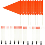 Uelfbaby bright orange flag front view improves roadside visibility