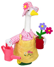 Ueyben gardener goose outfit front view showing full costume and cheerful look
