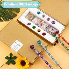 UFU assortment of large-hole beads spread out offering color variety for designs