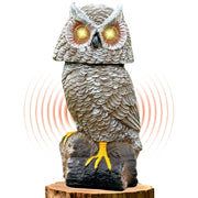 Ugold owl front view showing lifelike posture and garden appeal