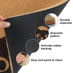 UINI view of PVC non-slip backing showing stability and moisture block