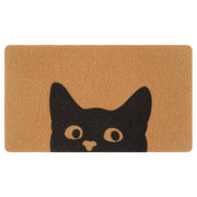 UINI front view of cat doormat showing cute design and welcome appeal