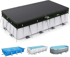 UIRWAY front view showing full 7x10 cover protecting pool