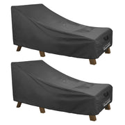 ULTCOVER front view on a chaise protecting outdoors and extending furniture life