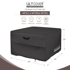 ULTCOVER close-up of 600D polyester texture showing durable waterproof weave