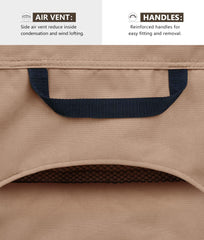 ULTCOVER fabric texture close-up showing 600D waterproof durability