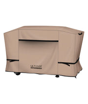 ULTCOVER front view protecting a 28-inch griddle, keeps equipment clean