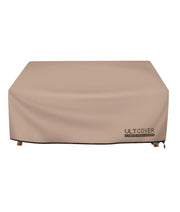 ULTCOVER front view on loveseat showing full coverage and clean protection