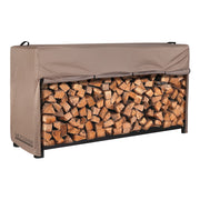 ULTCOVER front view on 8ft rack showing full weather protection benefit