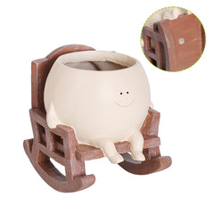 UMESONG side profile of rocking chair shape offering stable decorative support