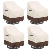 UNARK front view of 4-pack covers showing neutral beige-brown protection