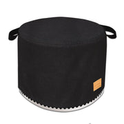 UNARK front view of Yukon fire pit cover showing full fit and protection