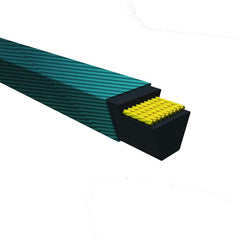 UNB belt installed on a mower deck showing correct routing and improved power transfer