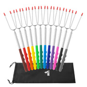 UNCO front view of full 12-piece set showing colorful handles for easy identification