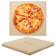 Unicook front view of 16x16 cordierite stone showing full square surface for even baking