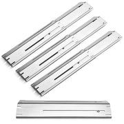 Unicook front pack view showing four stainless steel heat plates protecting burners