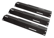 Unicook front view of three heat plates showing fit and finish for easy burner protection