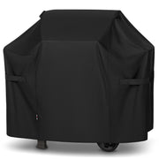 Unicook front view of 48-inch cover protecting grill from weather