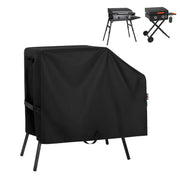 Unicook front view on Blackstone griddle showing full coverage and protection