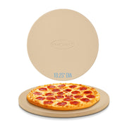Unicook front view pizza stone showing compact baking surface benefit