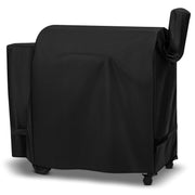 Unicook front view showing full Pro 34 cover protecting grill, weather protection