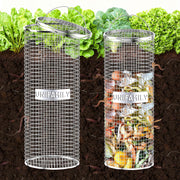 UNIFAMILY front view of inground worm bin showing compact durable design and easy access