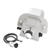 uniflasy burner front view showing compact design and easy mounting benefit
