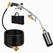Uniflasy torch front view showing full kit and portability
