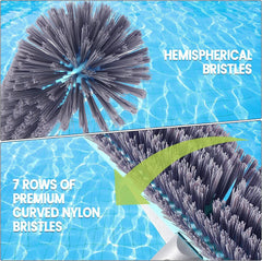 Unipool rounded end detail showing hemispherical edges, safe on pool liners