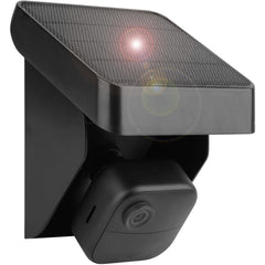 Uogw front view of solar charging mount showing compact weatherproof design and power reliability