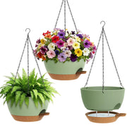 UOUZ front view of hanging planter showing modern look and space-saving benefit