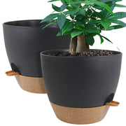 UOUZ 12-inch planter front view showing color and clean modern design for decor