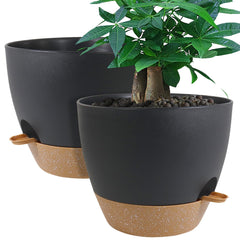UOUZ 12-inch planter front view showing color and clean modern design for decor