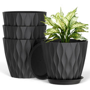 UOUZ front view of 8-inch planter showing modern minimalist look and portability