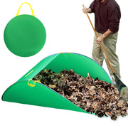 UQM front view open pop-up collector showing wide mouth and easy raking